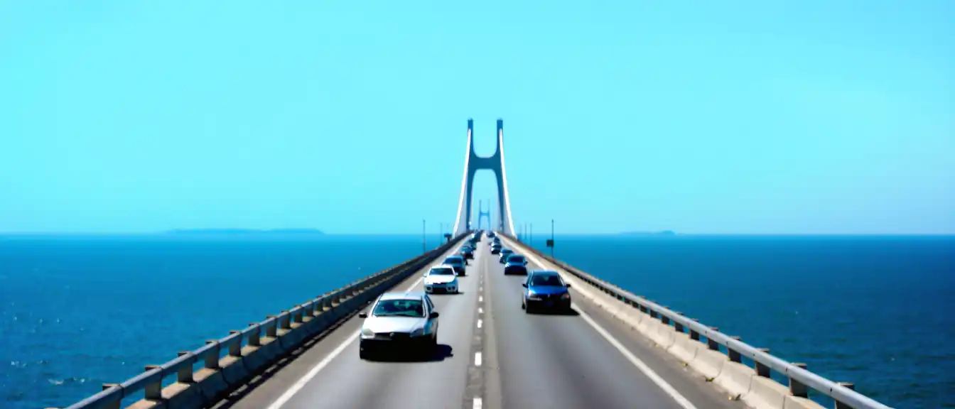 Внезапная пауза на Крымском мосту: движение машин временно ограничено
