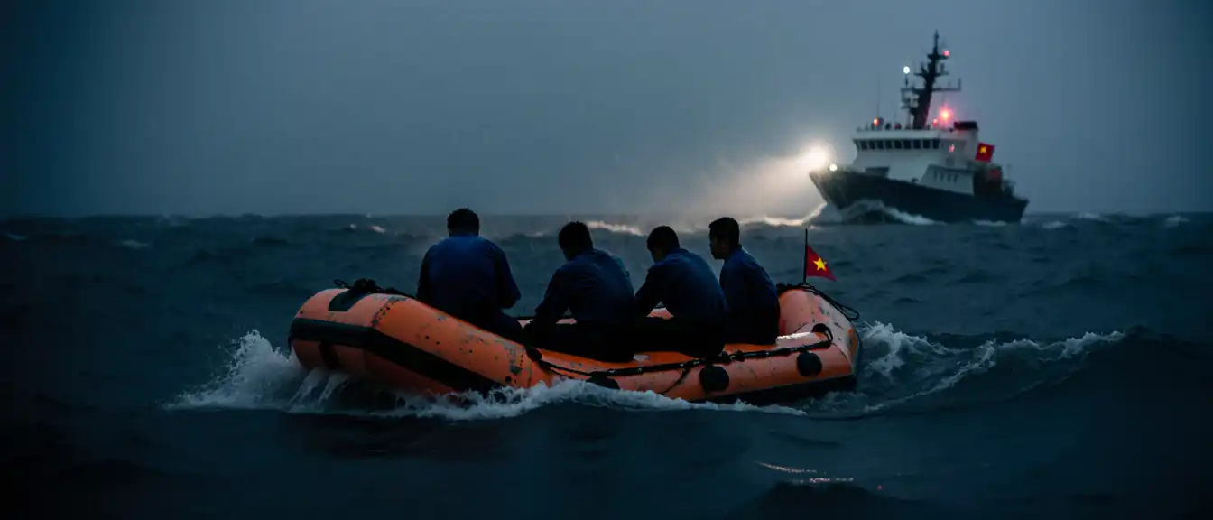 Трагедия в Южно-Китайском море: китайские спасатели вытащили из воды десятки вьетнамских моряков
