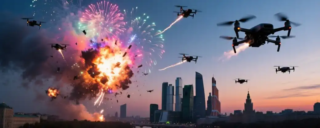 Восемь дронов повержены над Москвой силами ПВО