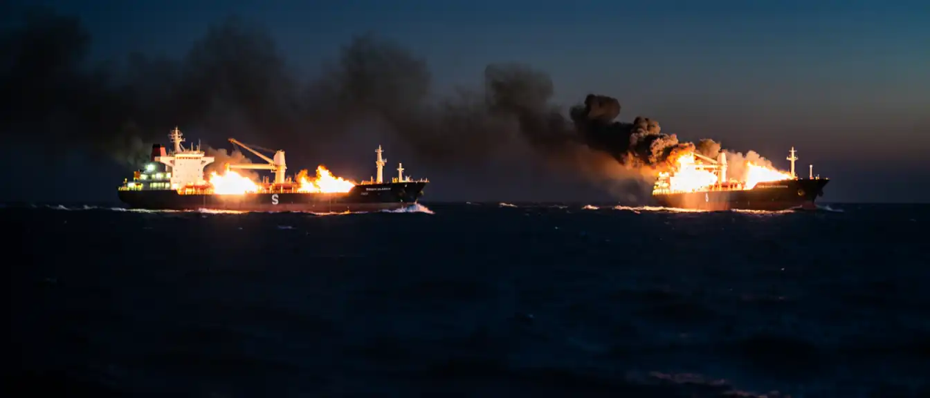 Огонь по танкерам: хуситы атаковали саудовский флот в Красном море