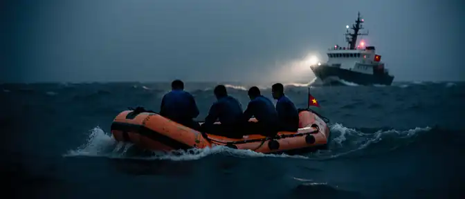 Трагедия в Южно-Китайском море: китайские спасатели вытащили из воды десятки вьетнамских моряков