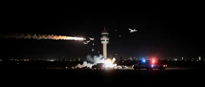 Ночная атака на столицу: под Москвой уничтожено восемь беспилотников