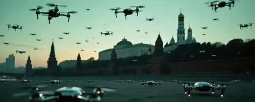 Москва Нанесла Ответный Удар: Восьмерка Беспилотников Сбиты у Подмосковья