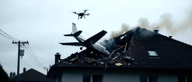 Трагедия в Гандеркезе: крушение итальянского самолета на жилой дом унес две жизни