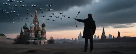 Москву защитили от 40 дронов: атака на город продолжается