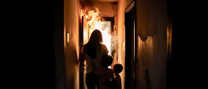 Огонь из прошлого: в Мурино пьяный водитель напал на бывшую супругу с поджогом